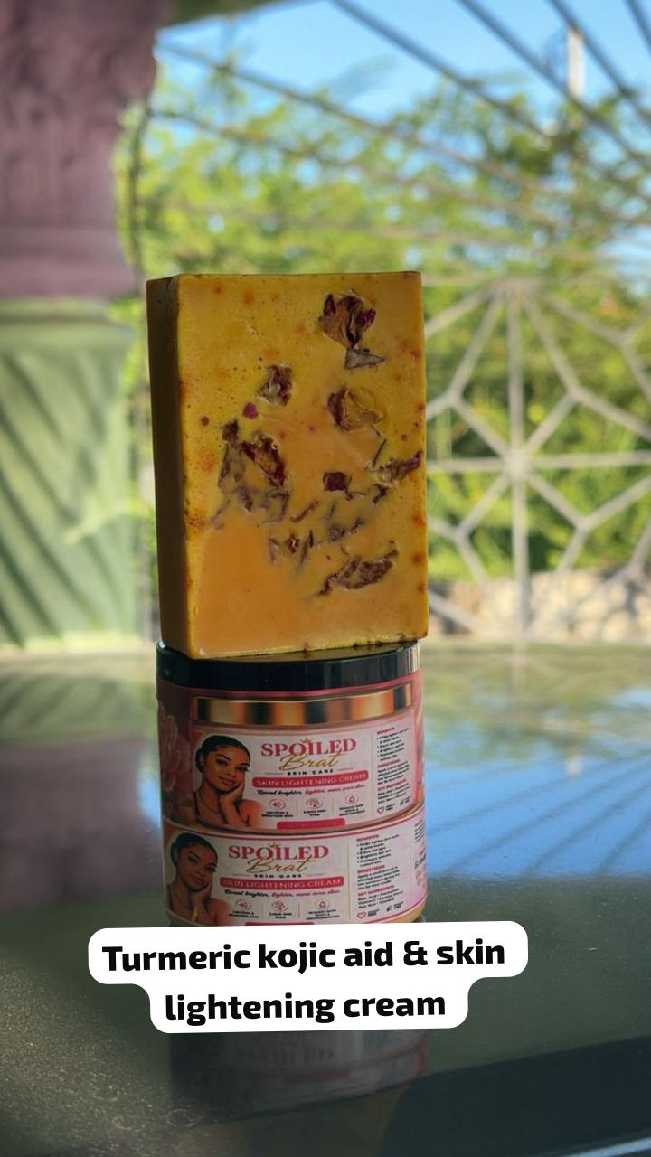 Skin lighting cream an soap
